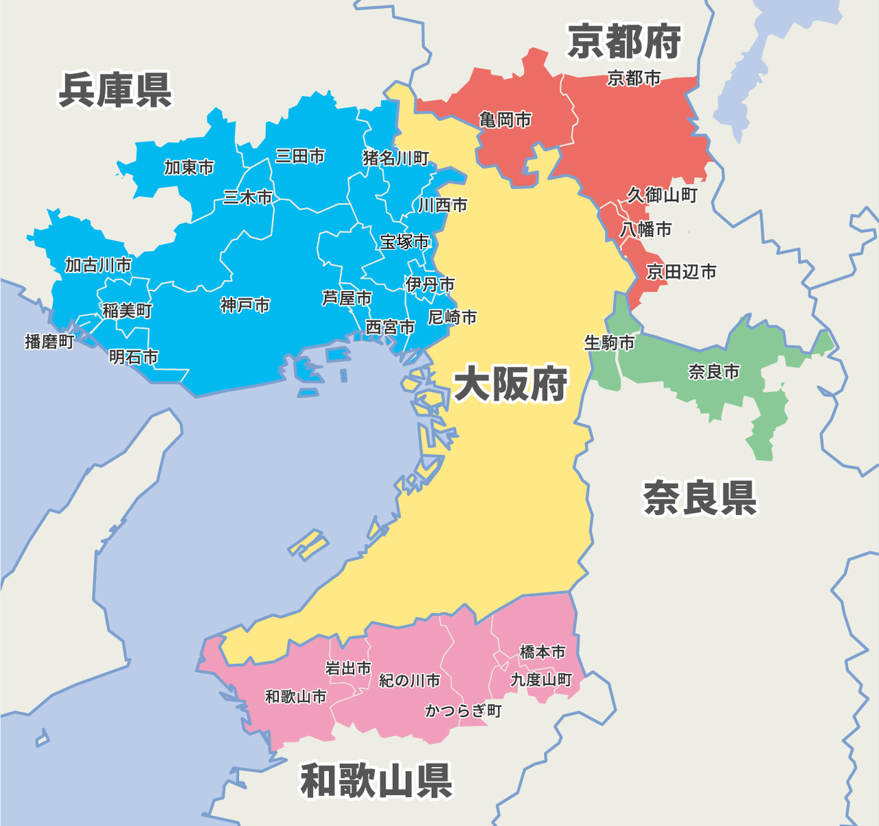 株式会社中恒　営業エリア